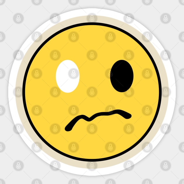 Crooked smiley Sticker by KCgame97